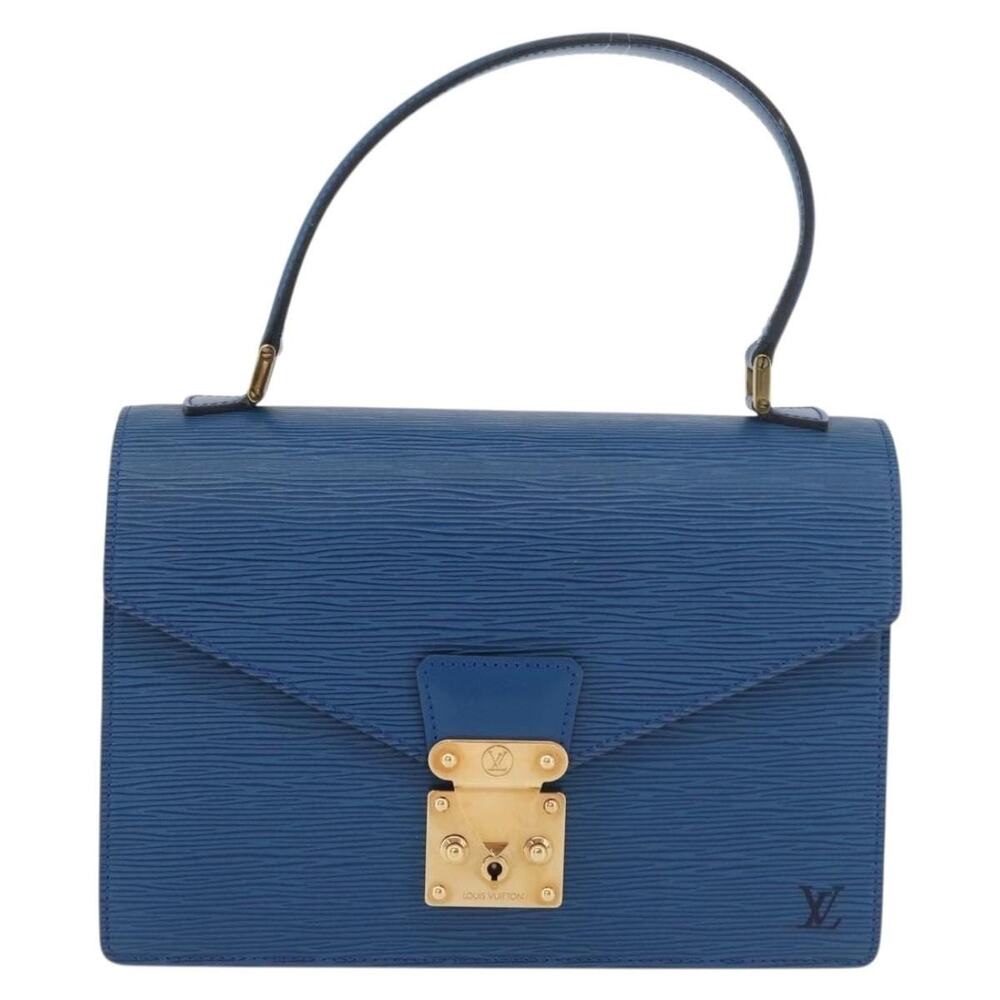 Louis Vuitton Epi Concorde Handbag Blue